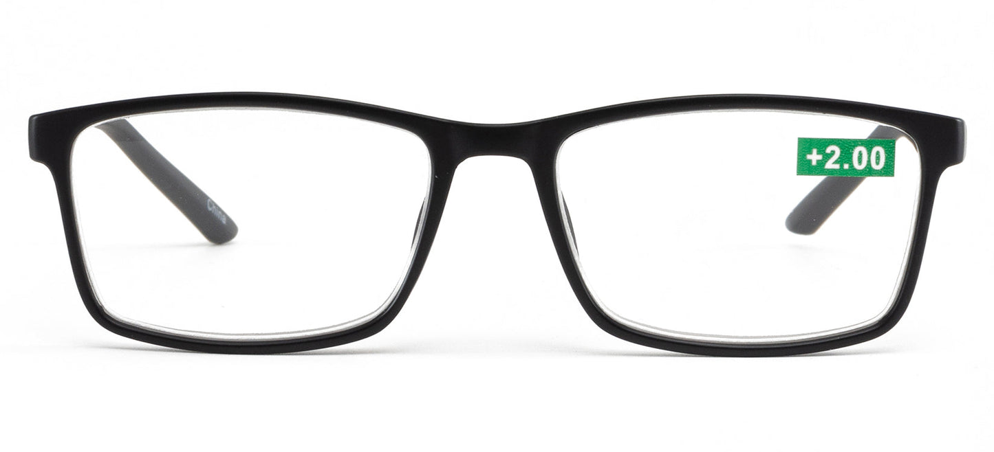 DS-RS 1253 - Lentes de lectura rectangulares de plástico