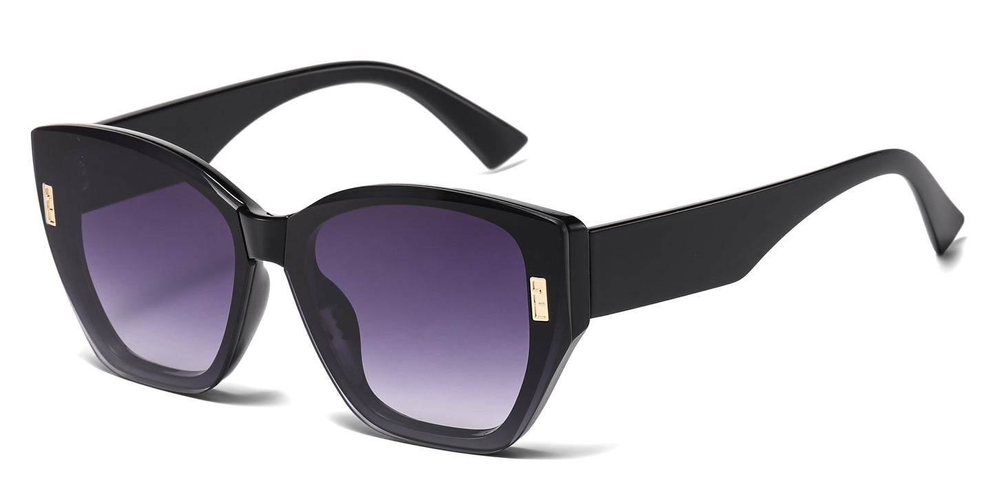 DS-2699 - Lentes estilo Cat Eye para mujer con marco plástico elegante