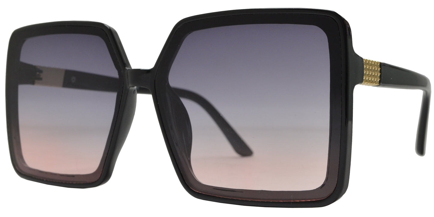 DS-5188 - Lentes cuadrados de plástico con diseño plano moderno