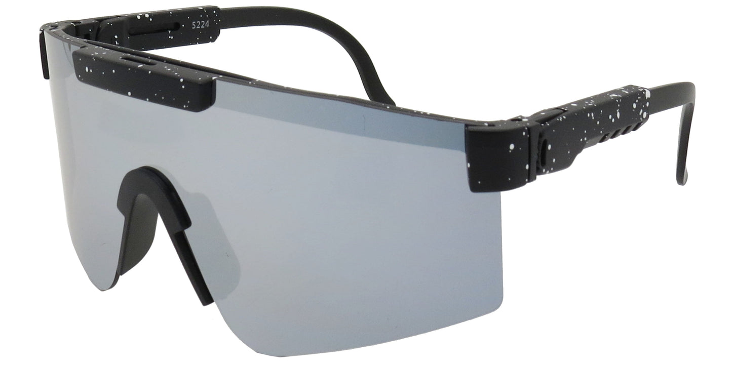 DS-5224 - Lentes deportivos sin montura tipo Flat Top con diseño moderno