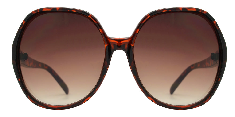 DS-7990 - Lentes ovalados grandes con marco plástico y diseño clásico