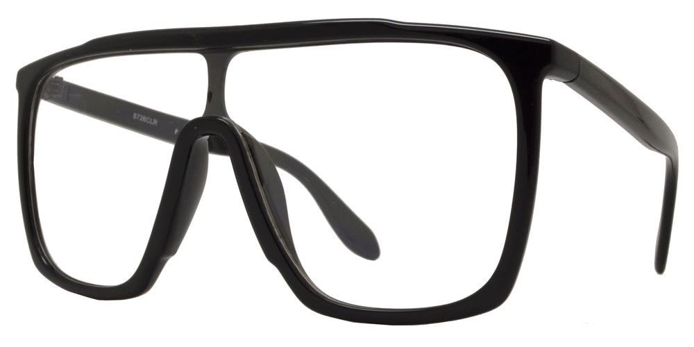 DS-8726 Clear - Lentes tipo escudo Flat Top con mica transparente