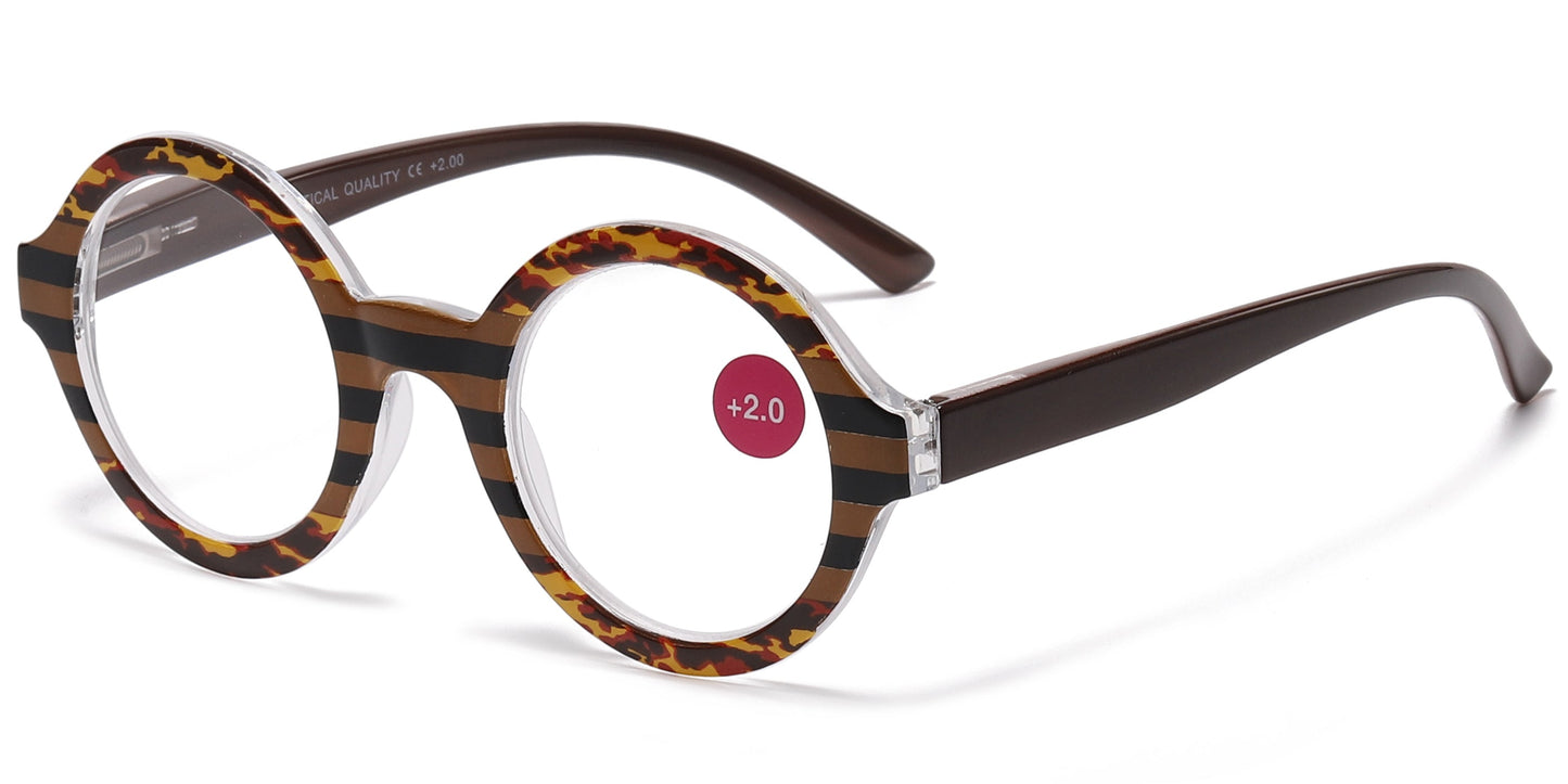 DS-RS 1248 - Lentes de lectura redondos de plástico