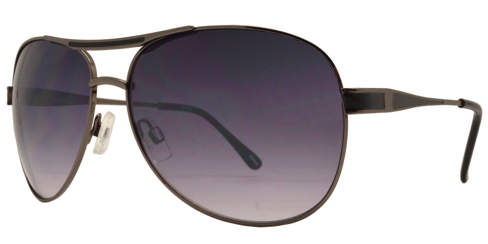 DS-OX 2831 - Lentes estilo Aviador metálicos clásicos con barra superior