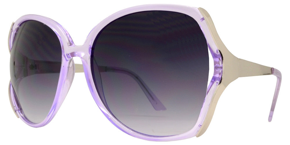DS-7275 - Lentes tipo mariposa grandes con diseño calado para mujer