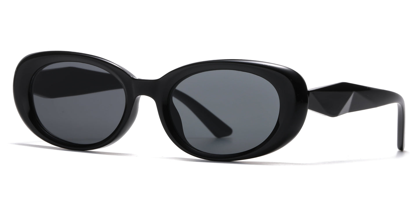 DS-2691 - Lentes de sol con diseño rectangular y armazón plástico