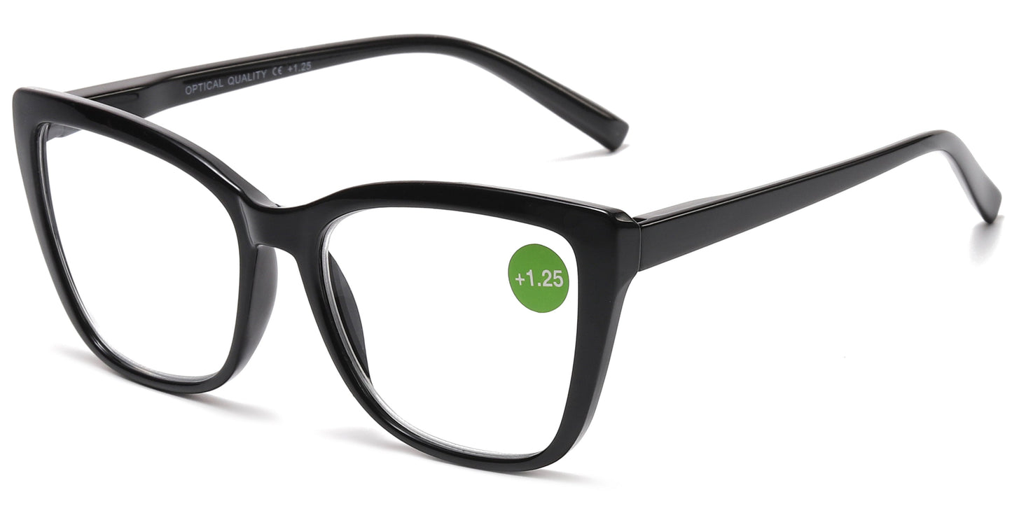 DS-RS 1242 - Lentes de lectura estilo cat eye de plástico