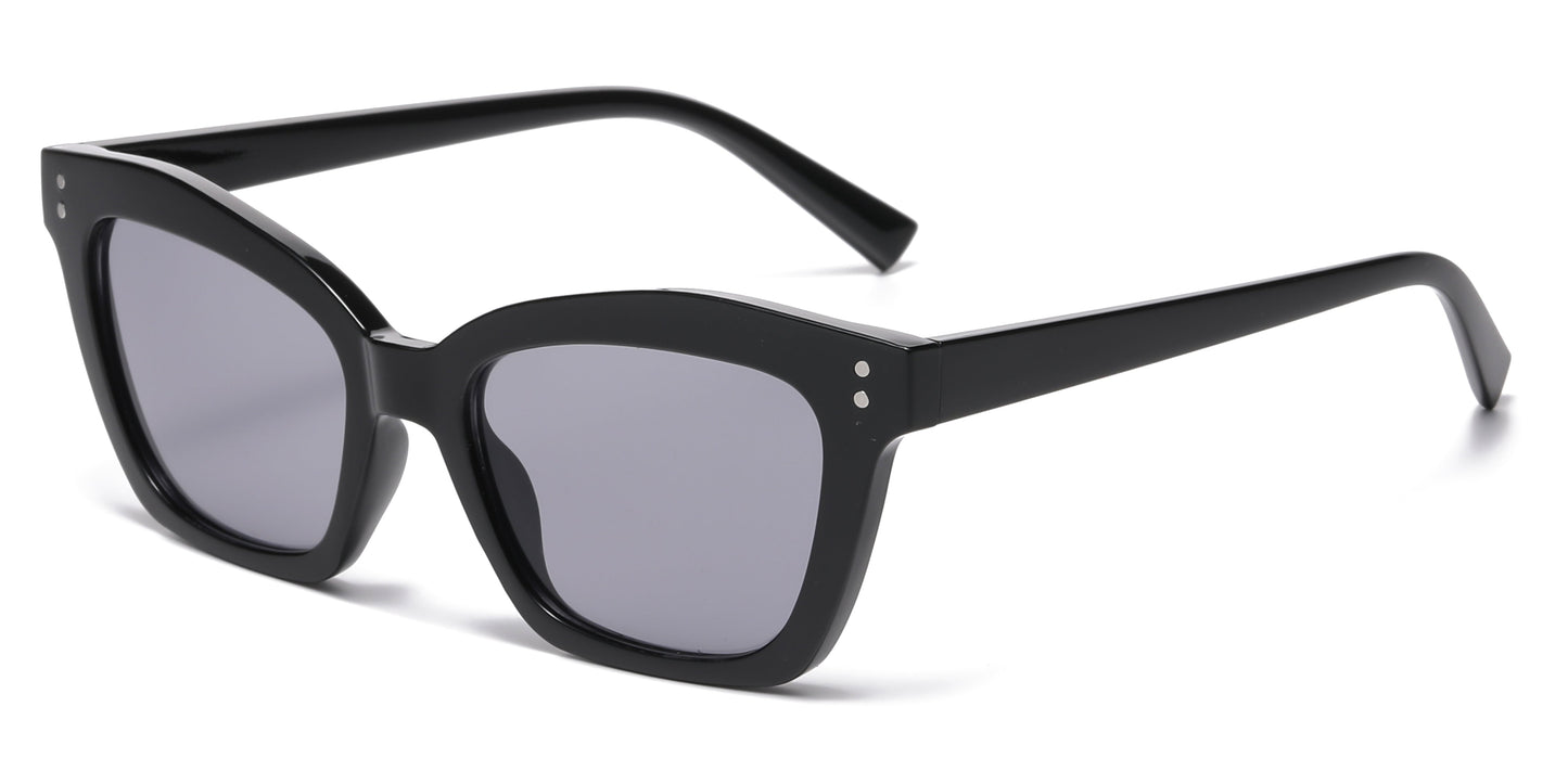 DS-2694 - Lentes de sol pequeños estilo Cat Eye con marco plástico