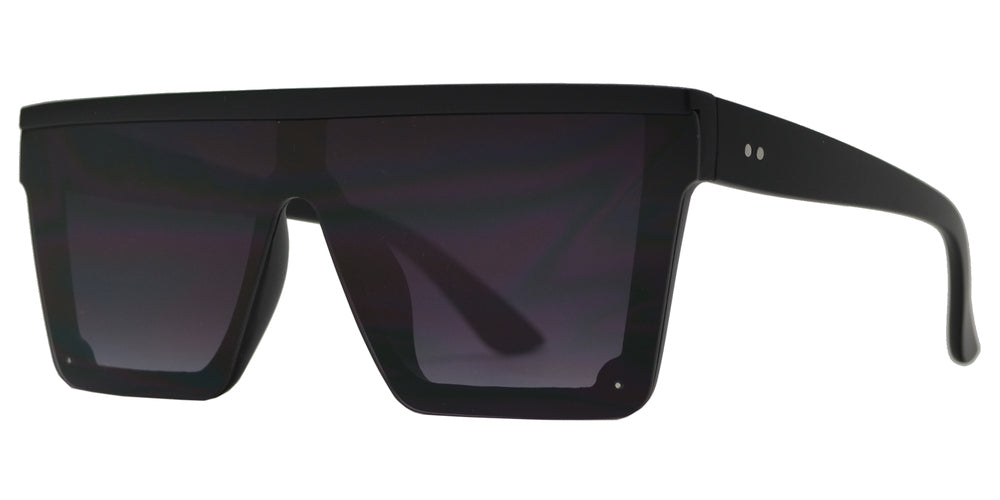 DS-7994 - Lentes de sol retro Flat Top de una sola pieza con mica plana