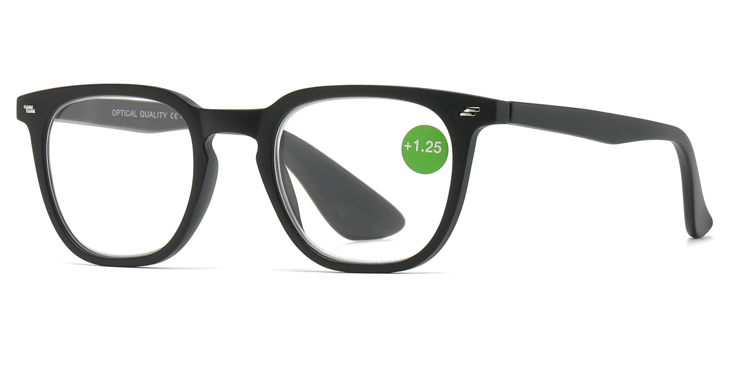 DS-RS 1273 - Lentes de lectura con diseño clásico en plástico