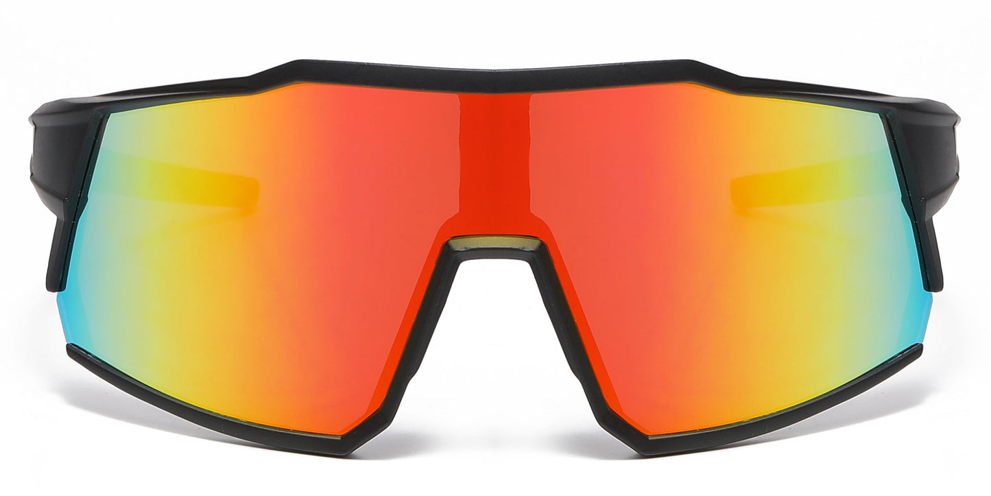 DS-4908 - Lentes para niños con diseño deportivo y mica tipo escudo