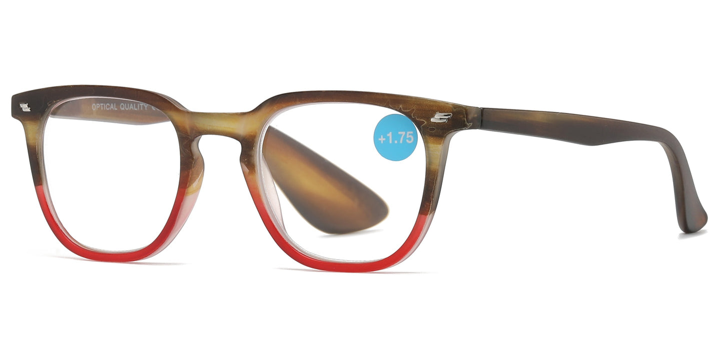 DS-RS 1273 - Lentes de lectura con diseño clásico en plástico