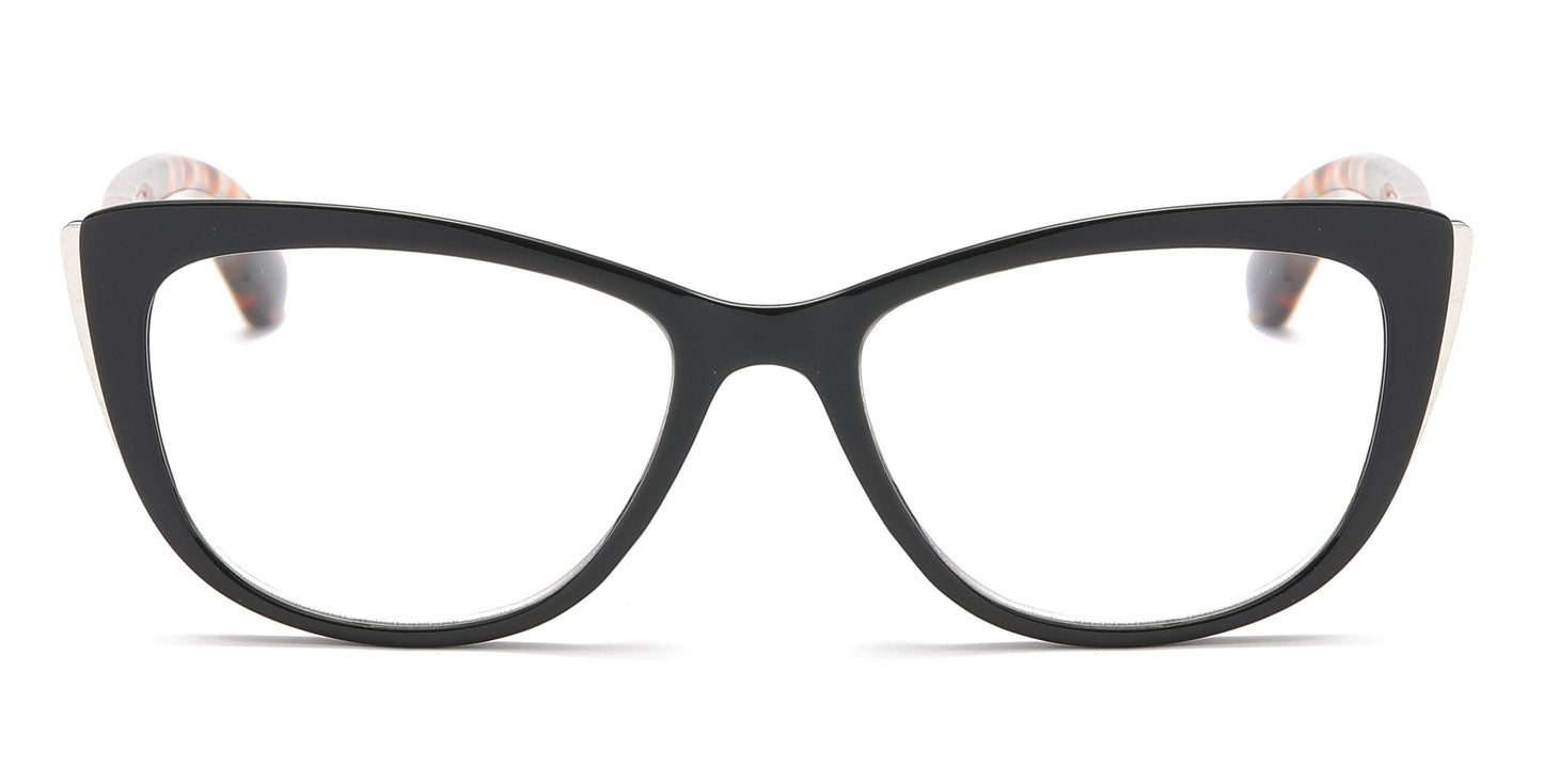 DS-RS 1200 - Lentes de lectura Cat Eye con marco plástico clásico