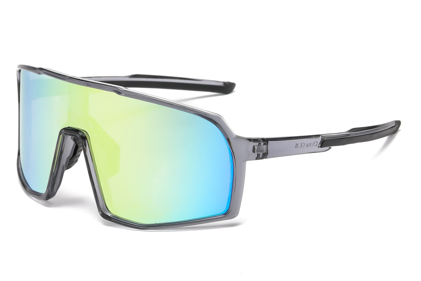 DS-5241 - Lentes Deportivos tipo escudo con mica continua de una sola pieza y marco plástico