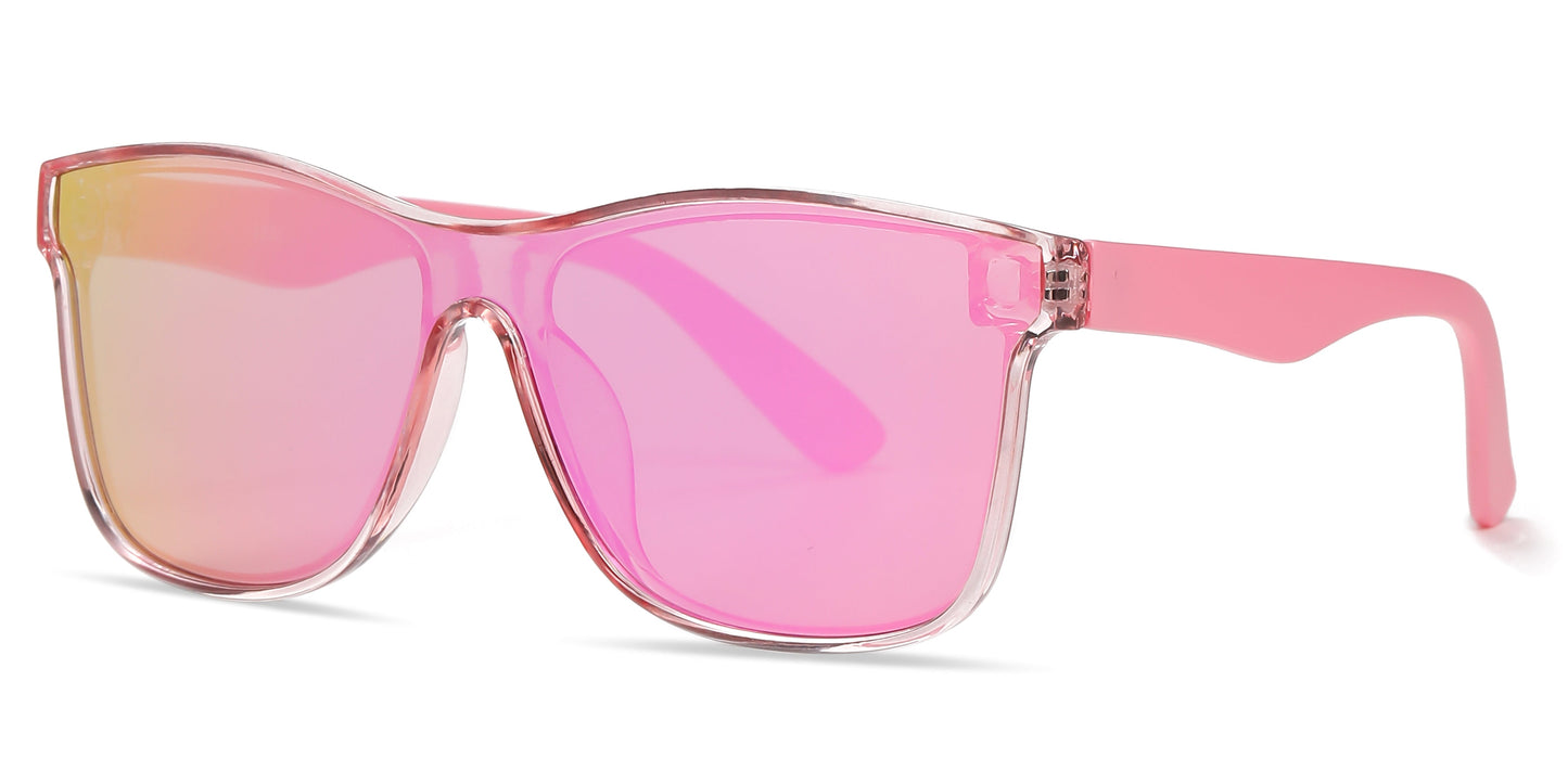 DS-6838 - Lentes de moda con mica continua de una sola pieza y marco plástico