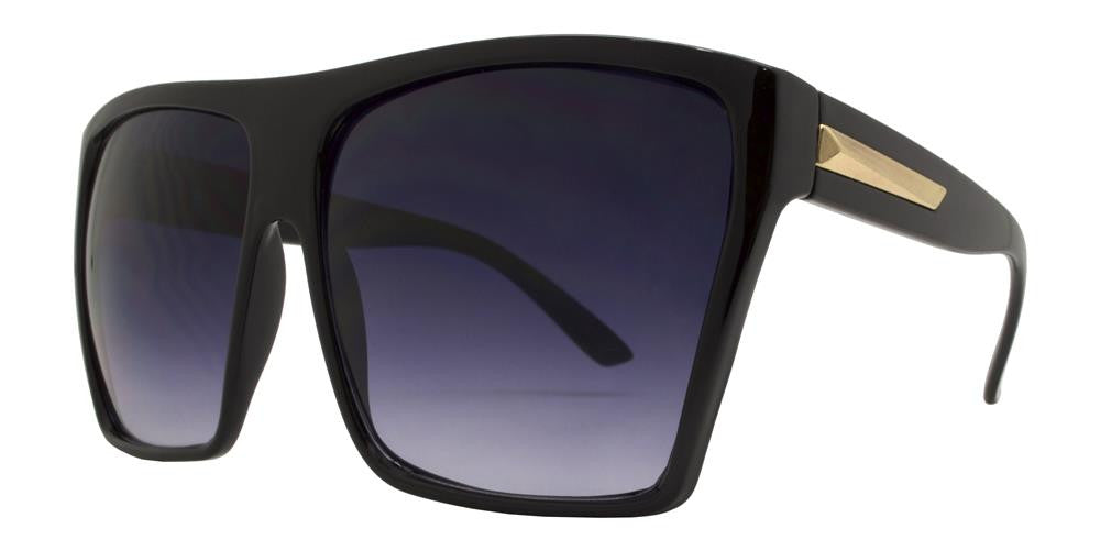 DS-7555 M - Lentes Oversize retro cuadrados Flat Top