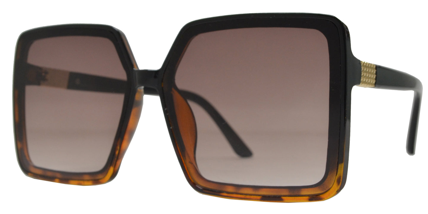 DS-5188 - Lentes cuadrados de plástico con diseño plano moderno
