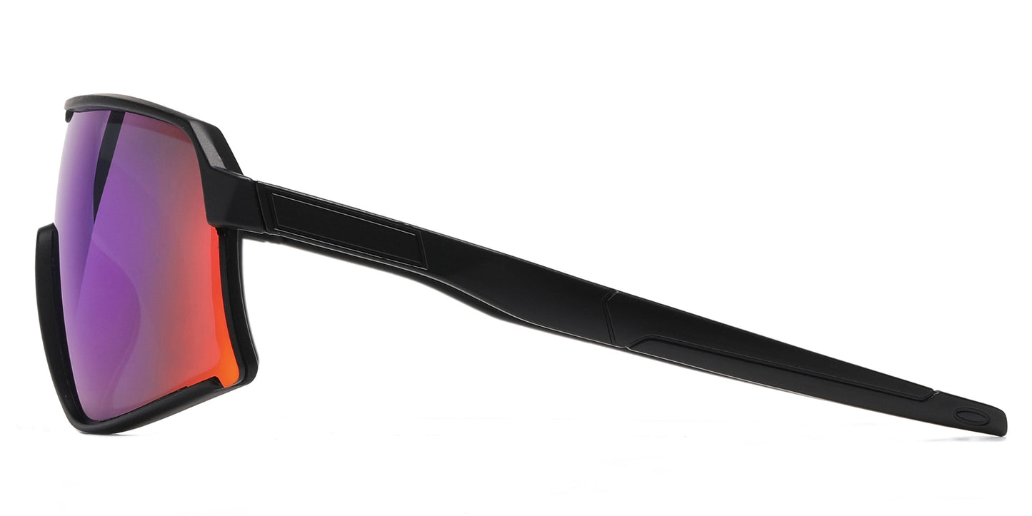 DS-4590 - Lentes deportivos envolventes para niños con lente tipo escudo y mica espejo