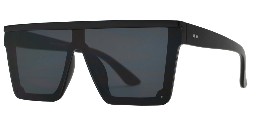 DS-7994 - Lentes de sol retro Flat Top de una sola pieza con mica plana