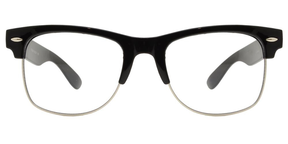 DS-7583 N - Lentes retro Horn Rimmed con mica transparente
