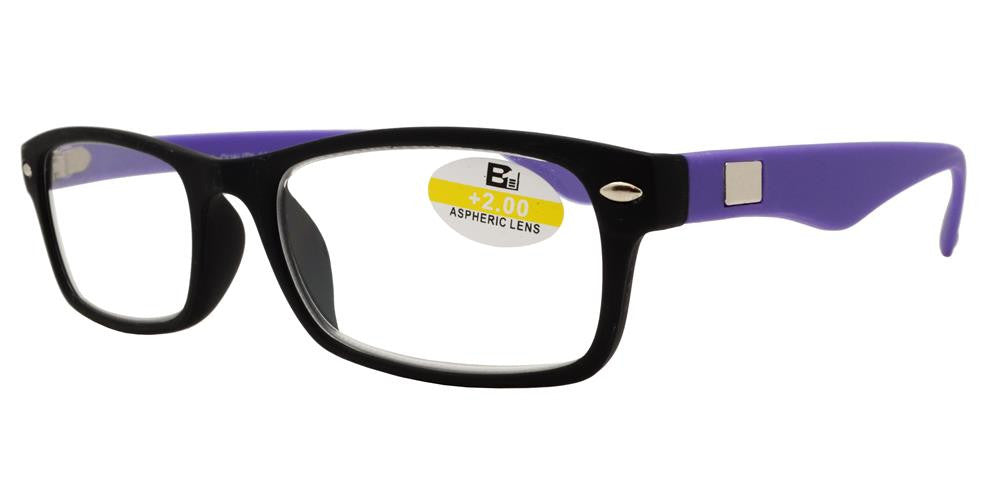 DS-RS 1112 +2.00 - Lentes de lectura rectangulares de plástico