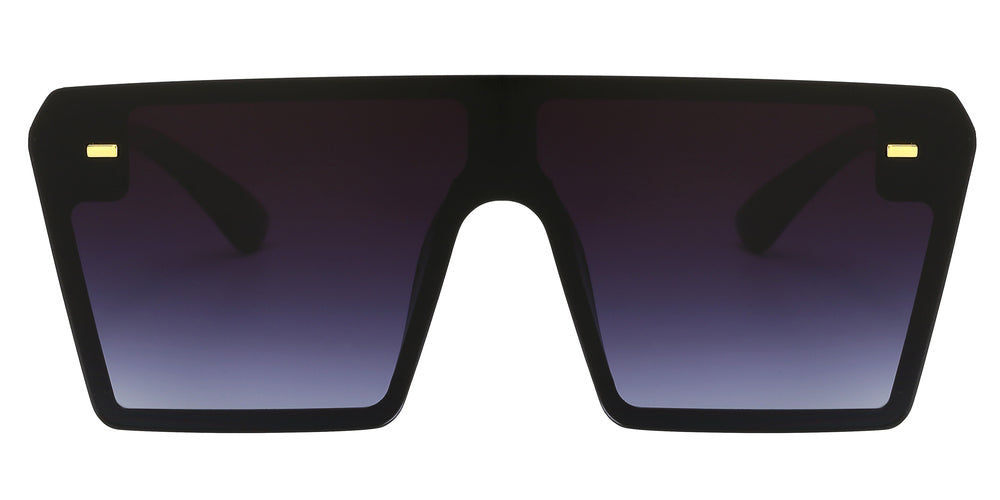 DS-7964 - Lentes oversized con estilo Flat Top y marco moderno