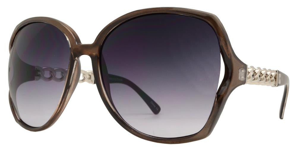 DS-8051 - Lentes plásticos tipo mariposa con varillas decoradas en cadena