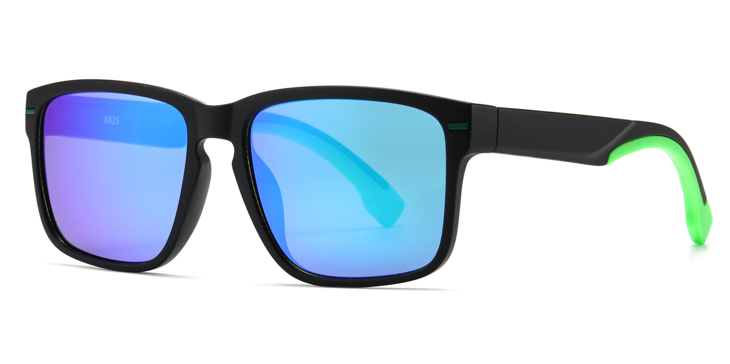 DS-6825 - Lentes rectangulares para hombre con puente tipo keyhole
