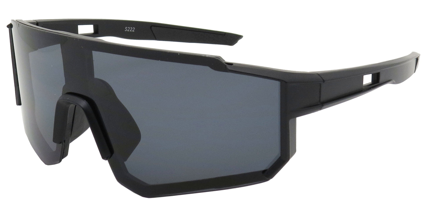DS-5222 - Lentes deportivos una sola pieza con diseño curvo aerodinámico