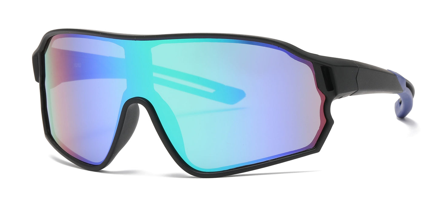 DS-5252 - Lentes deportivos de una sola pieza con diseño aerodinámico en plástico