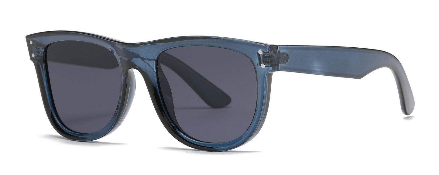 DS-5243 - Lentes de sol de moda con mica cóncava y marco plástico elegante