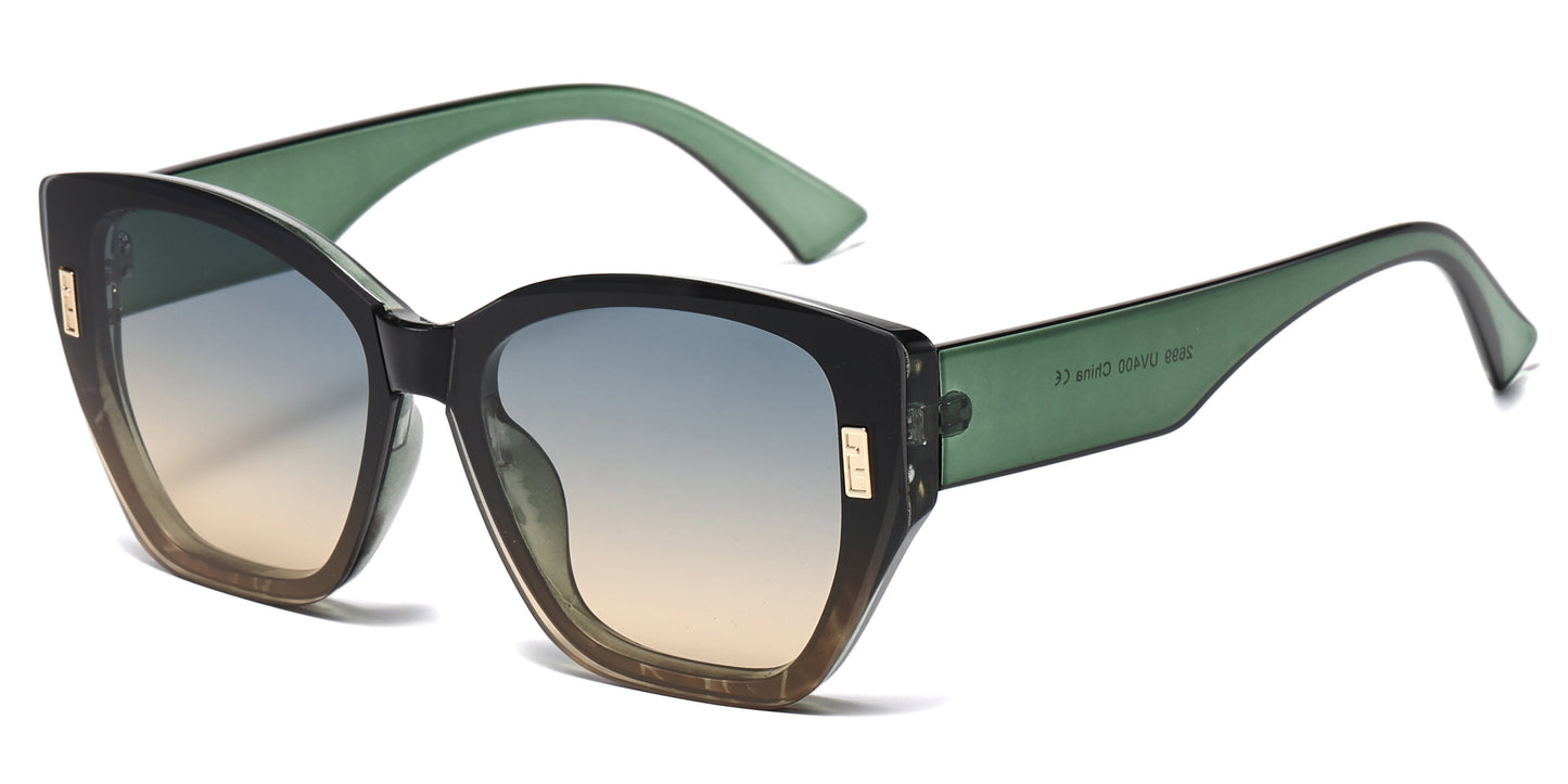 DS-2699 - Lentes estilo Cat Eye para mujer con marco plástico elegante