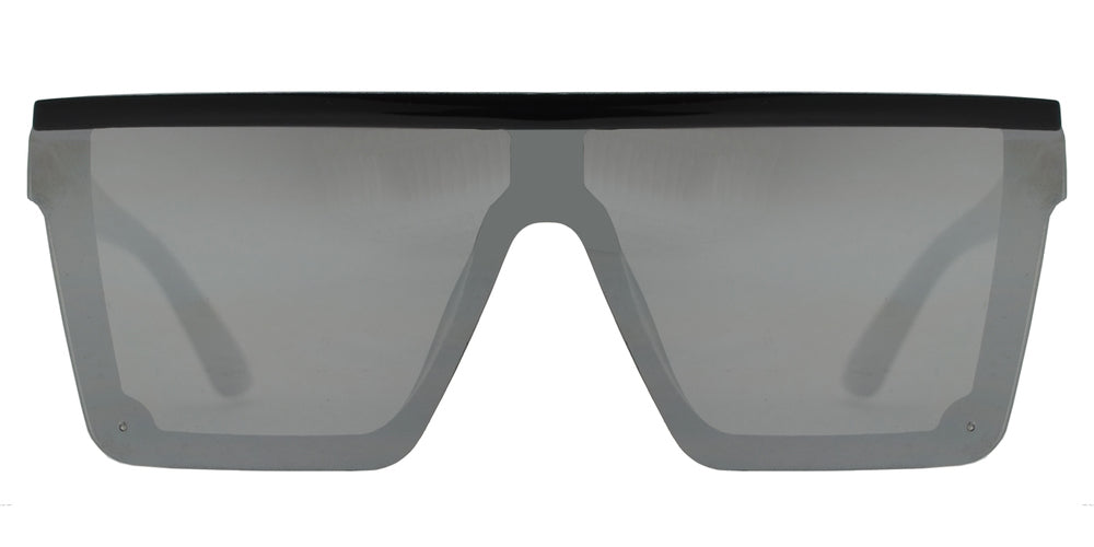 DS-7994 - Lentes de sol retro Flat Top de una sola pieza con mica plana