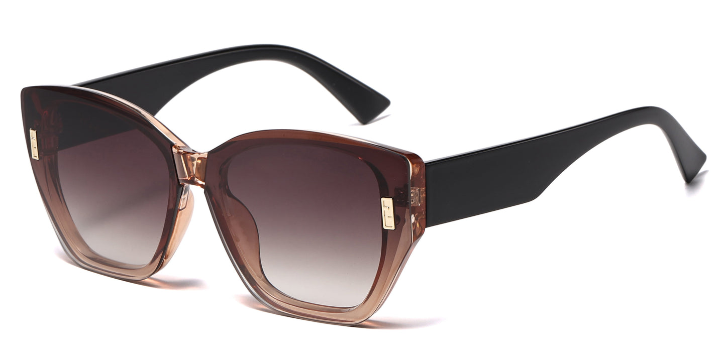 DS-2699 - Lentes estilo Cat Eye para mujer con marco plástico elegante