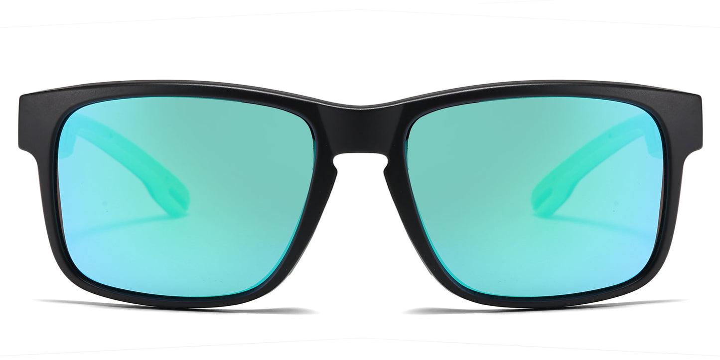 DS-6847 - Lentes deportivos con puente tipo keyhole y marco plástico estilizado
