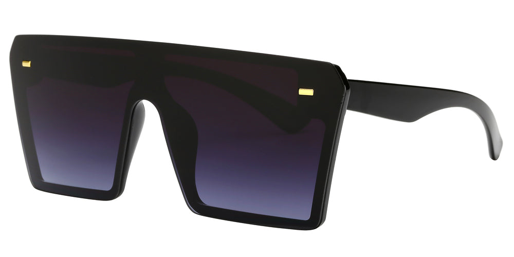 DS-7964 - Lentes oversized con estilo Flat Top y marco moderno