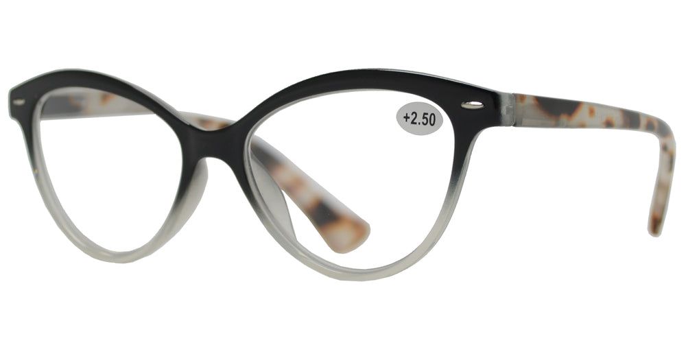 DS-RS 1157 - Lentes de lectura Cat Eye de plástico para mujer