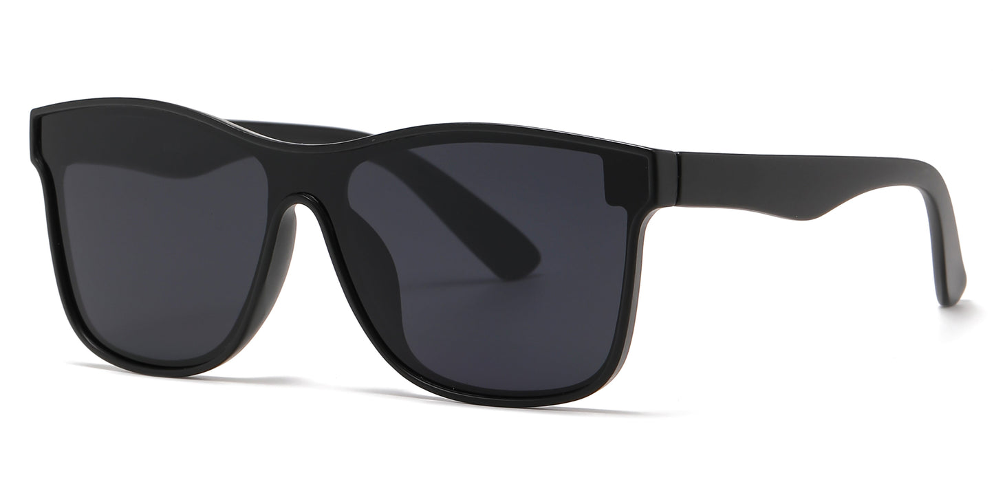 DS-6838 - Lentes de moda con mica continua de una sola pieza y marco plástico