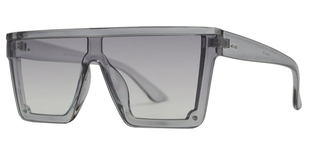 DS-7994 - Lentes de sol retro Flat Top de una sola pieza con mica plana