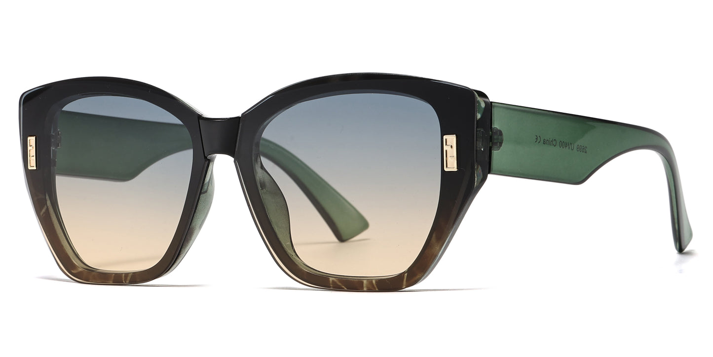 DS-2699 - Lentes estilo Cat Eye para mujer con marco plástico elegante