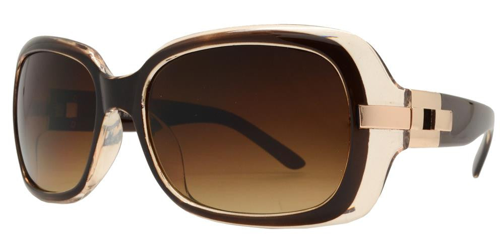 DS-7585 BX - Lentes fashion para mujer con detalle metálico y pedrería