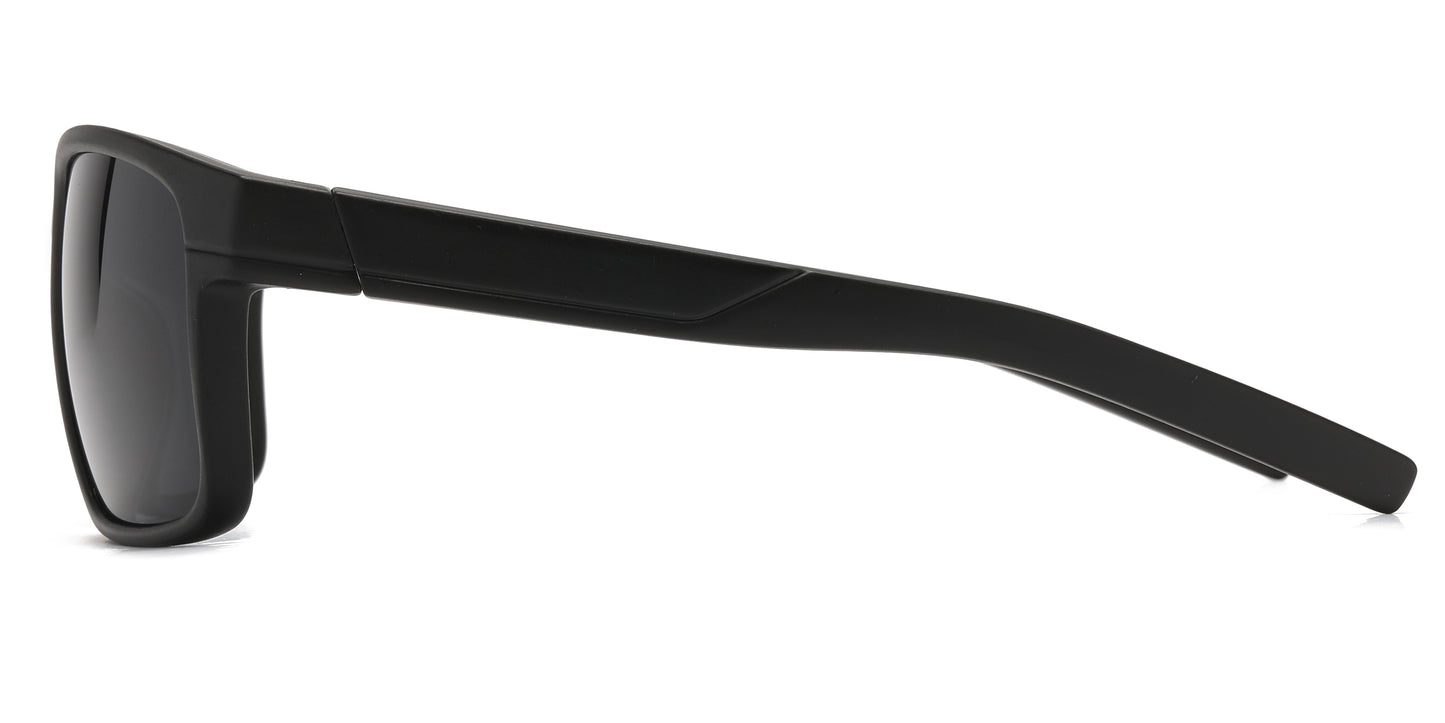 DS-6830 - Lentes deportivos con puente tipo keyhole y diseño cuadrado masculino