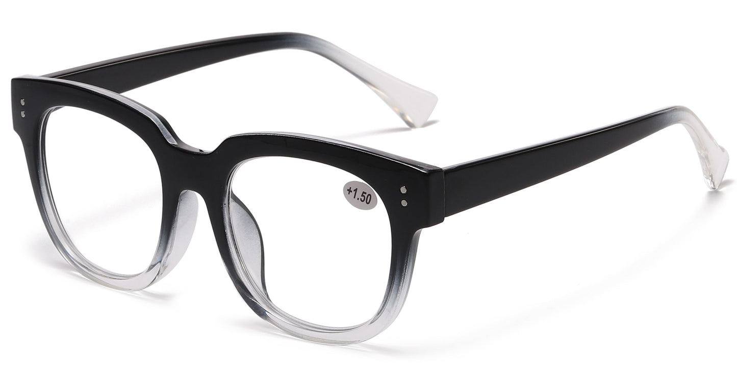 DS-RS 1243 - Lentes de lectura redondos de plástico
