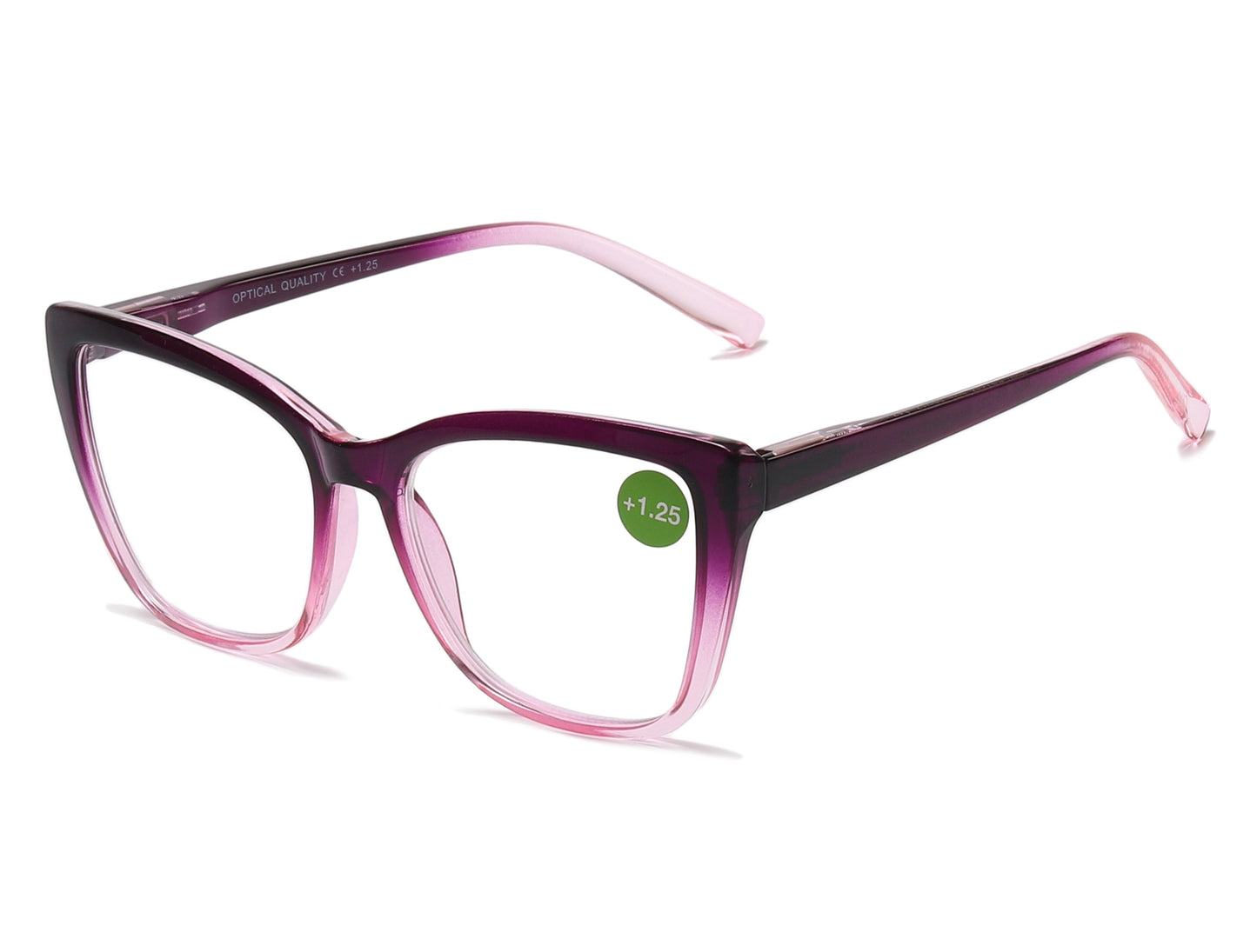 DS-RS 1232 - Lentes de lectura estilo cat eye de plástico