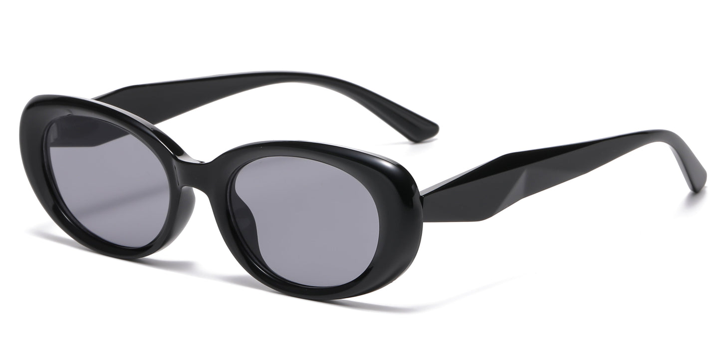 DS-2691 - Lentes de sol con diseño rectangular y armazón plástico