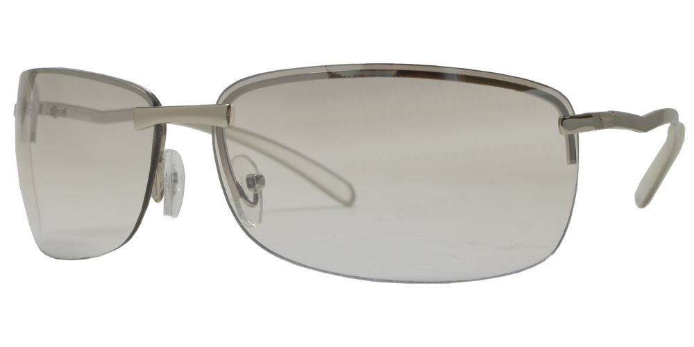 DS-5333 - Lentes deportivos sin montura con lente tipo smoke y marco metálico