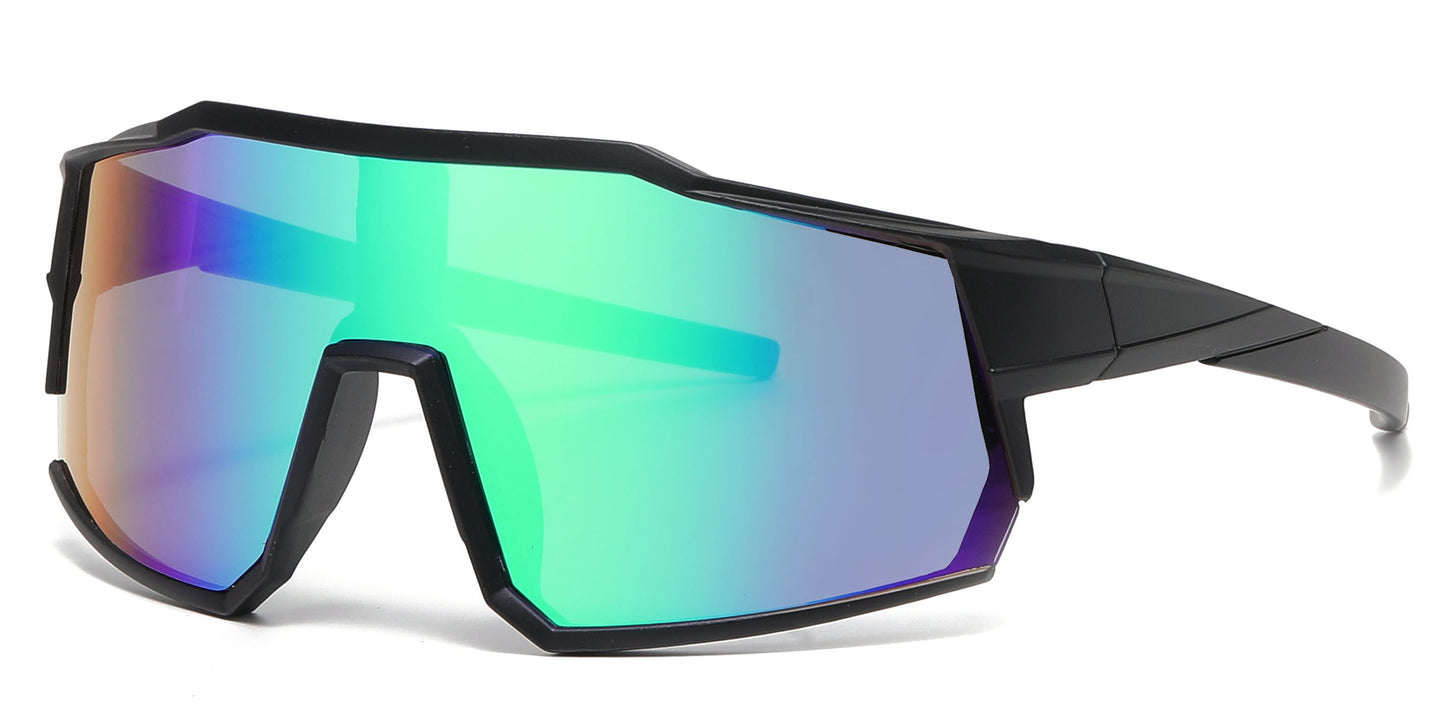 DS-4908 - Lentes para niños con diseño deportivo y mica tipo escudo