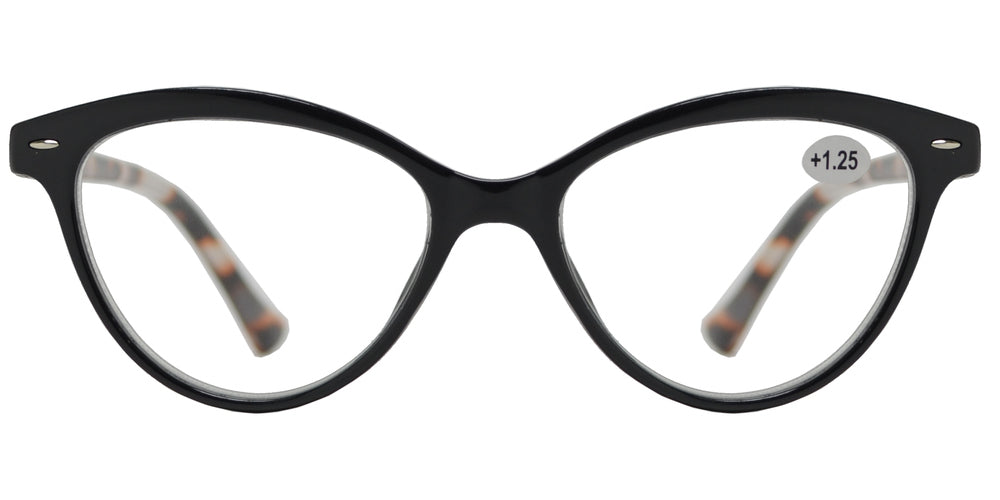 DS-RS 1157 - Lentes de lectura Cat Eye de plástico para mujer