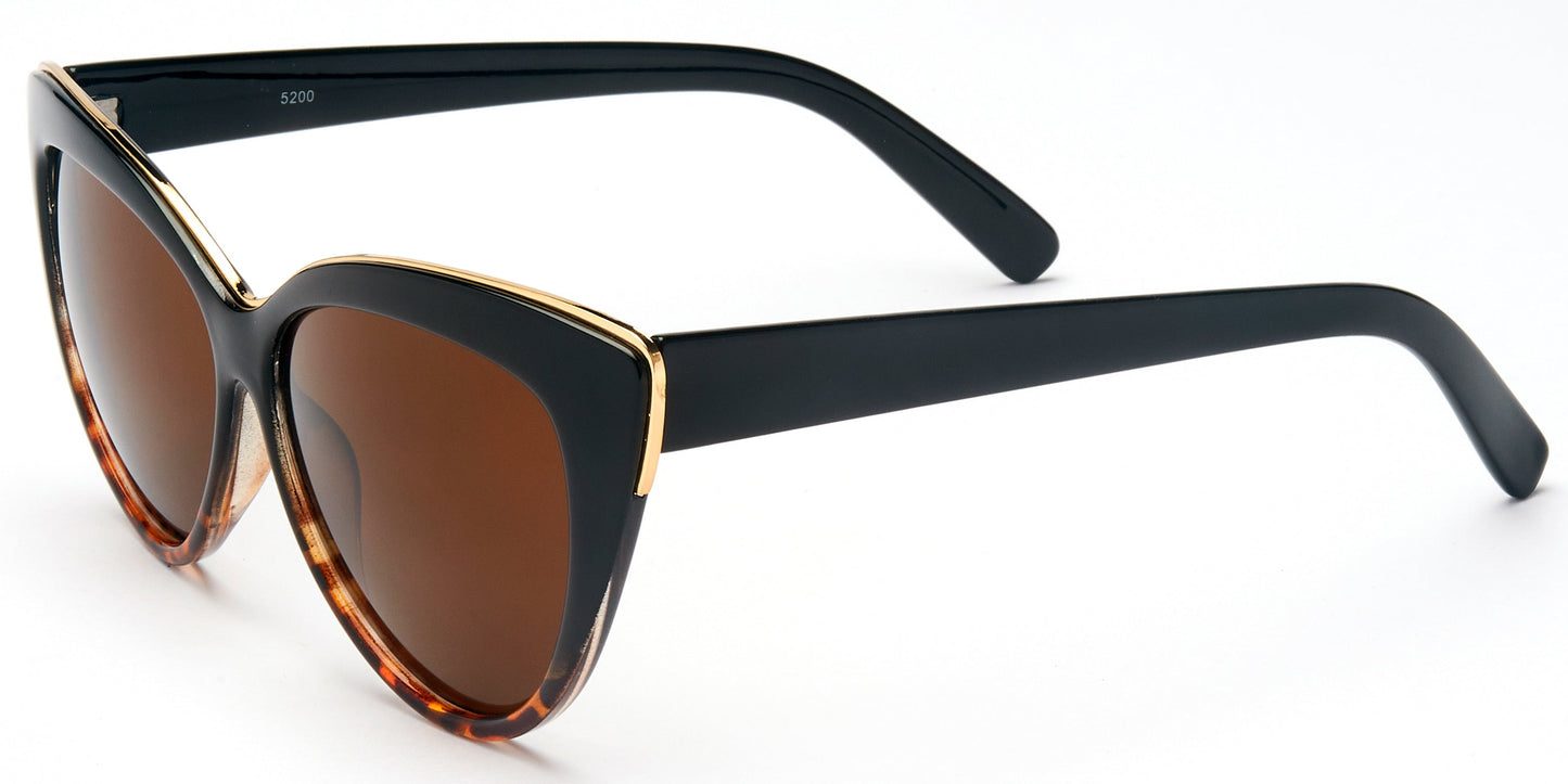 DS-5200 - Lentes estilo Cat Eye con diseño moderno en plástico