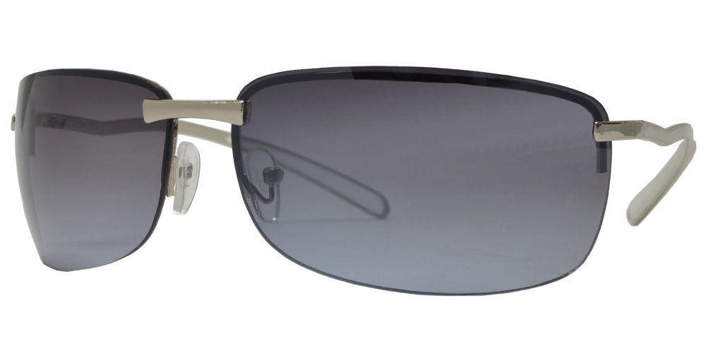 DS-5333 - Lentes deportivos sin montura con lente tipo smoke y marco metálico